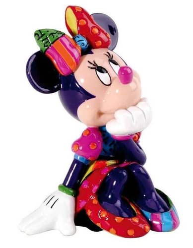 Disney Britto Enesco Mini Figur : sitzende Minnie Mouse 4027957