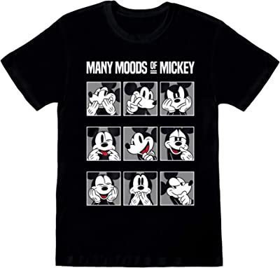 Disney T-Shirt Many Moods of Mickey schwarz