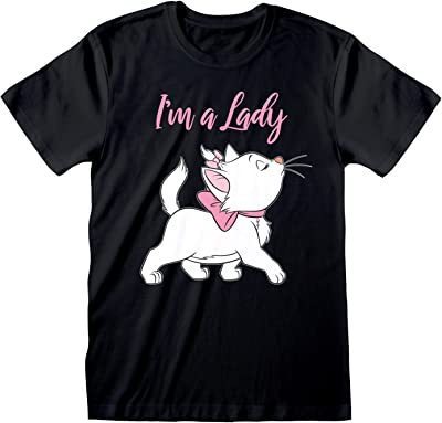 Disney T-Shirt Iám a Lady Marie aus Aristocats schwarz