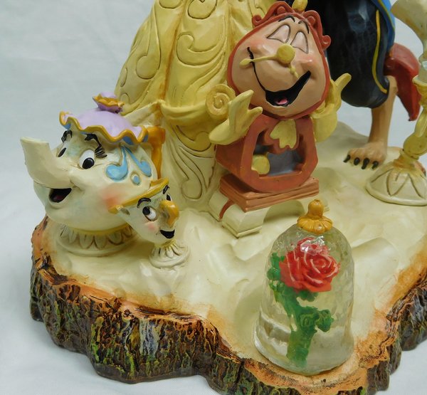 Disney Enesco Jim Shore Traditions La Belle et la Bête sculptée par Heartt 4031487