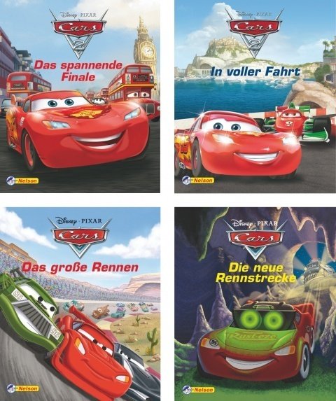 Nelson Mini-Bücher: Disney Cars 1-4 (Softcover)