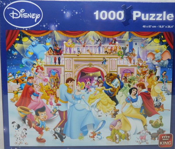 King Puzzle 1000 Teile Disney Holiday on Ice 5180