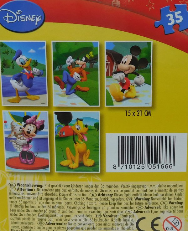 King Puzzle 35 Teile Daisy Duck