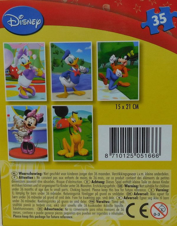 King Puzzle 35 Teile Mickey Mouse