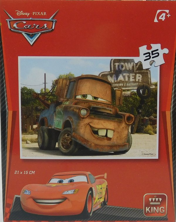 King Puzzle 35 Teile Cars Hook