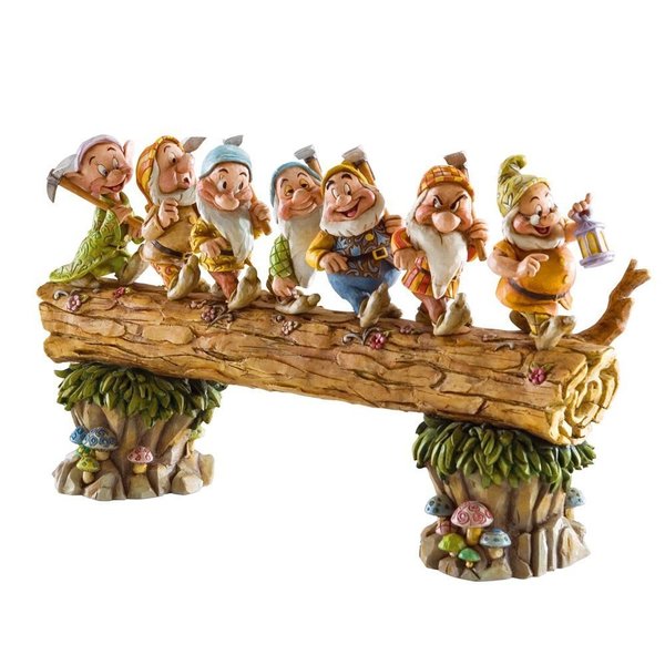 Disney Enesco Tradiztions Jim Shore 4005434 Disney Traditions 7 dwarves on the way home