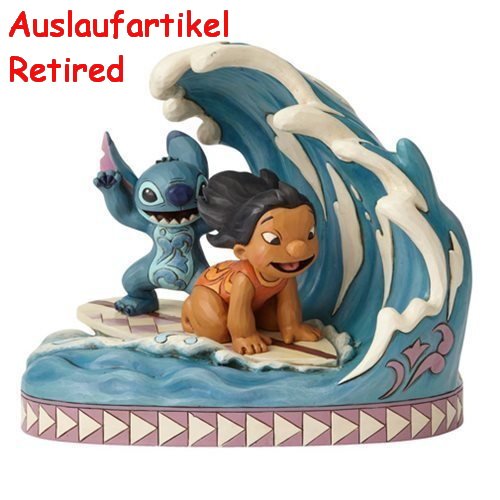 Disney Traditions Lilo and Stitch Catch the Wave Statue 4055407