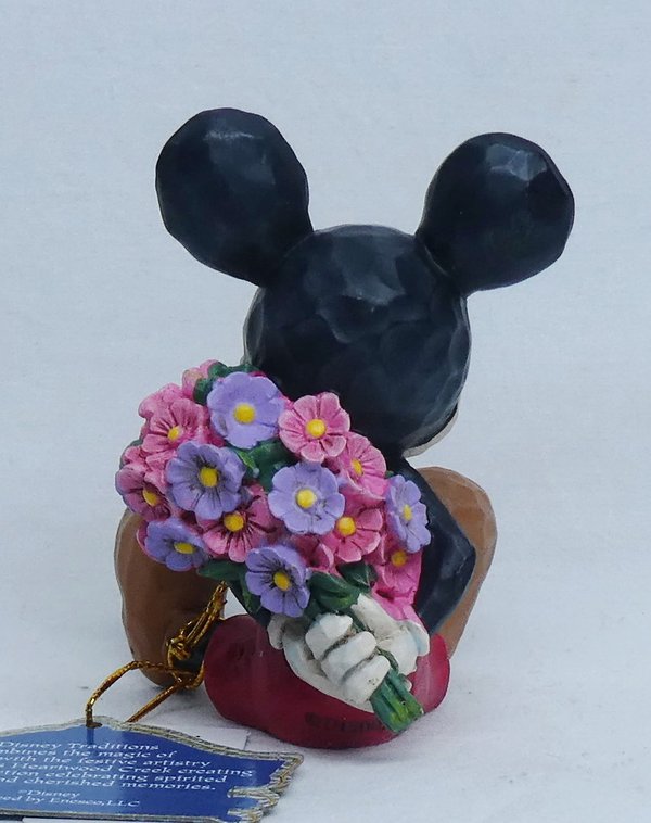 Mickey Mouse with Flowers Mini Figurine 4054284
