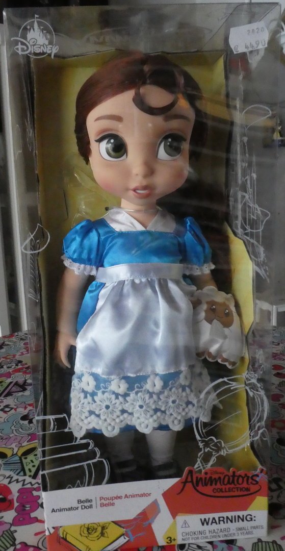 Animators Collection Belle Puppe blaues Kleid