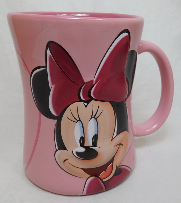 Disney Tasse kaffeetasse MUG Minnie Mouse pink erhaben