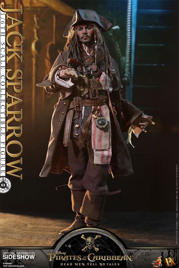 Pirates of the Caribbean Salazars Rache Movie Masterpiece DX Actionfigur 1/6 Jack Sparrow