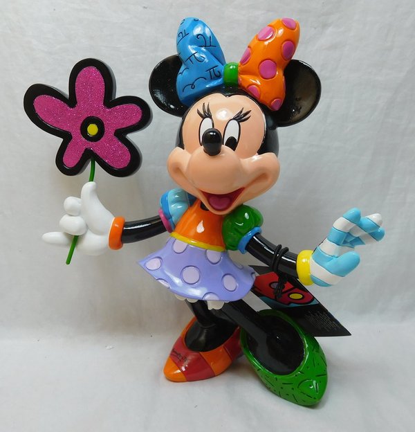 Britto Minnie Mouse with Flowers Figurine mit Blumen 4058181