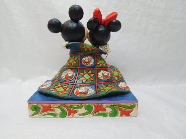 Disney enesco Traditions Jim Shore: Warm Wishes Mickey & Minnie Figure 4057937