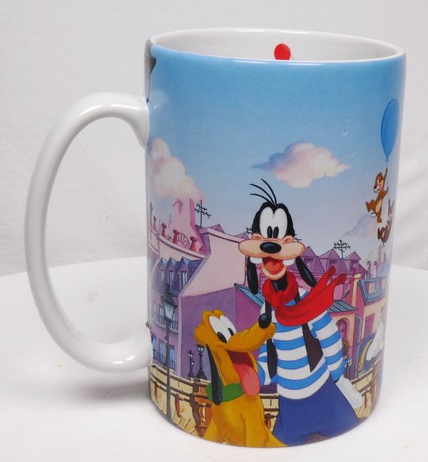 Disney Tasse kaffeetasse MUG 25 Jahre Disneyland Mickey Minnie Goofy