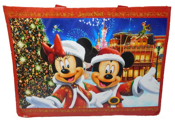 Disney Weihnachts Shopper Bag einkauftstasche