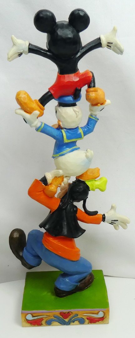 Disney Traditions 4055412 Teetering Tower Goofy Donald Mickey