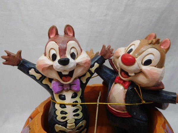 Disney Enesco Jim Shore Traditions : 4057947 Tiny Tricksters Chip & Chap Halloween