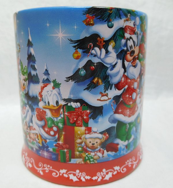 Original Disney Kaffee MUG EE Tasse Pott Weihnachten 2017 Disneyland Paris Mickey