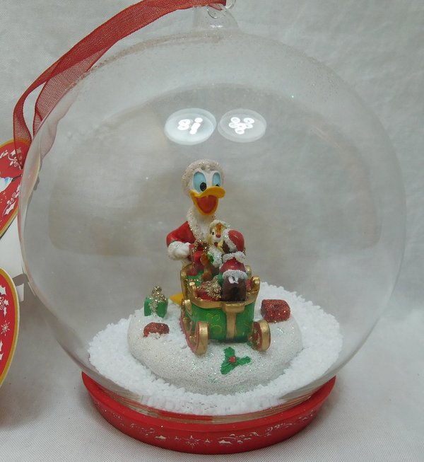 Hanging Ornament / Weihnachtsbaumschmuck : Donald mit Chip und Chap