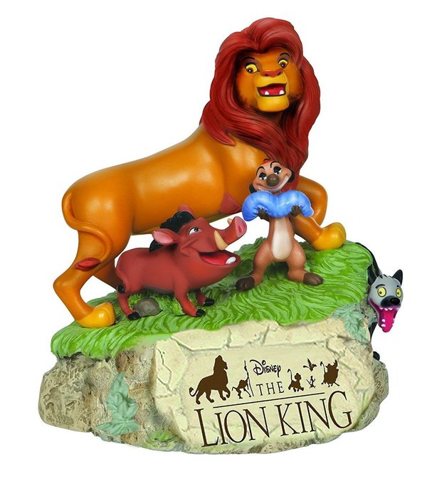 Precious Moments, Disney Spieluhr König der Löwen Simba Pumba Timon