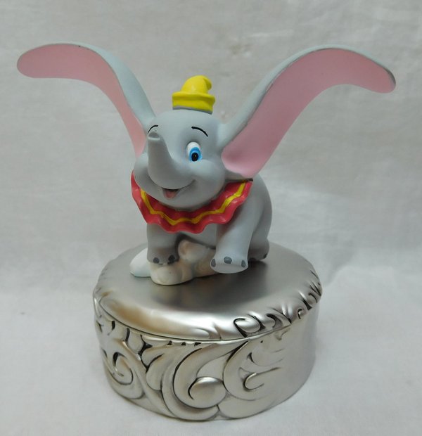 Precious Moments, Disney Showcase Dumbo auf einer Metalldose 171707