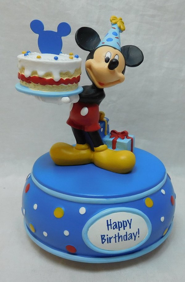 Precious Moments, Disney Showcase Mickey Mouse Figur Spieluhr 142706