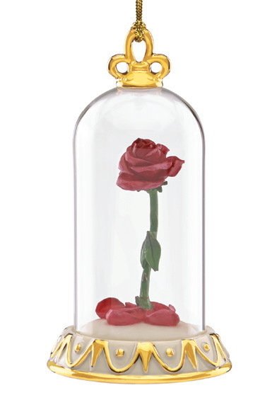 Disney Figur Lenox Beauty and the Beast Rose 859519  Hanging Ornament