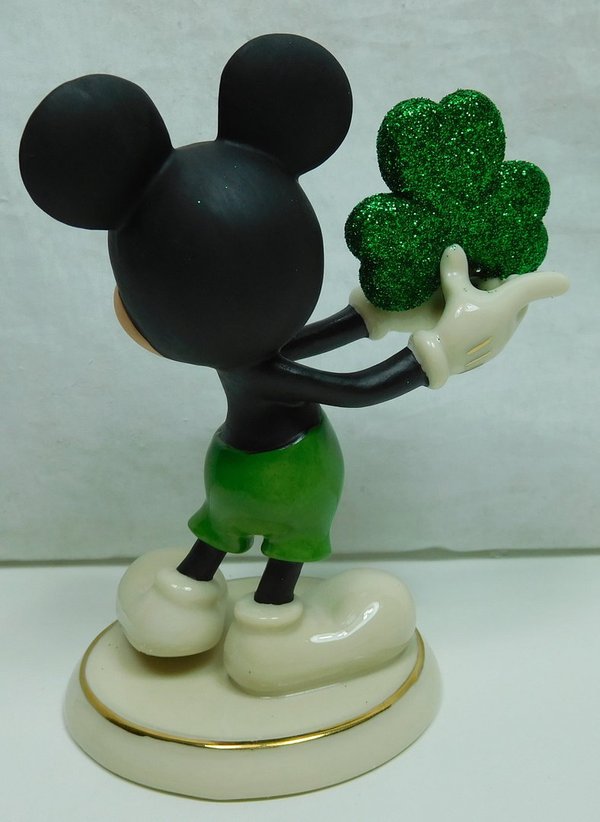 Disney Figur Lenox 845326 Irisher Mickey Mouse mit Kleeblatt