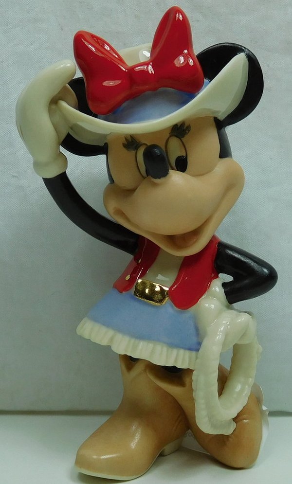 Disney Figur Lenox 843563 Minnie Mouse Cowboy