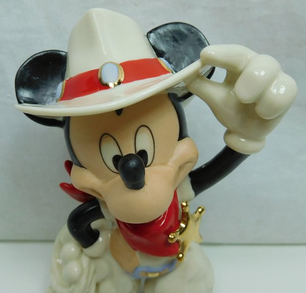 Disney Figur Lenox 843562 Mickey Mouse als Cowboy