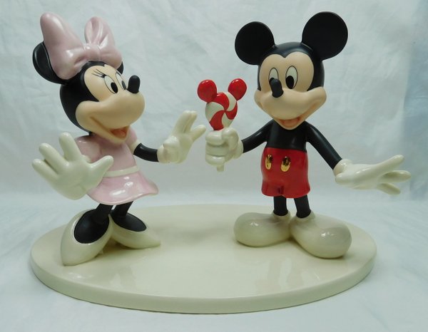 Disney Figur Lenox Mickey und Minnie Sweet Heart Süssigkeiten 831696