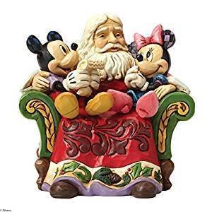 Jim Shore for Enesco Disney Traditions by Santa with Mickey & Minnie Figur 4046017