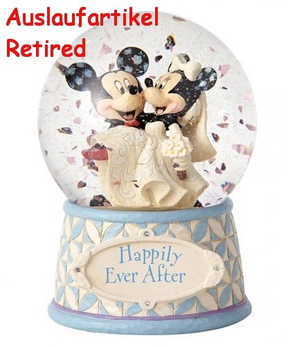 Enesco Disney Traditions Mickey &amp; Minnie Wedding Schneekugel Hochzeit 4059185