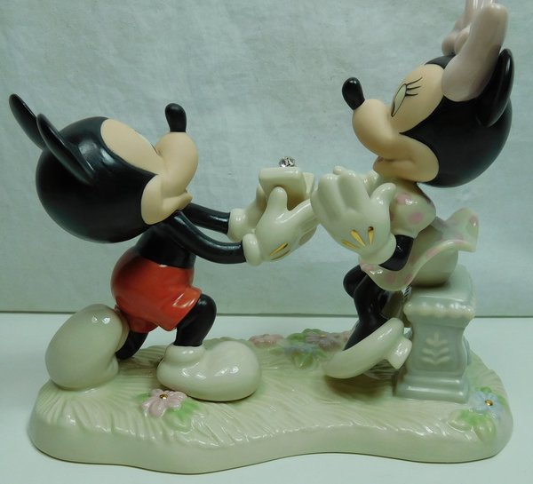 Disney Figur Lenox 809971 Mickey macht Minnie einen Heiratsantrag