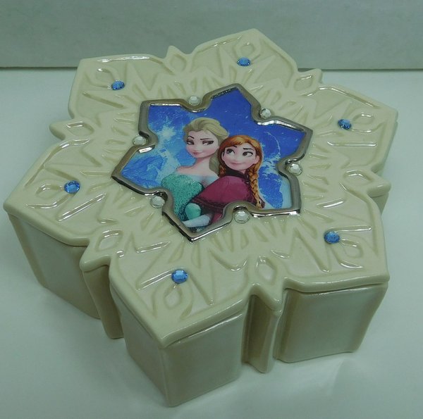 Disney Figur Lenox 852794 Anna und elsa Frozen Eiskönigin Trinket Box
