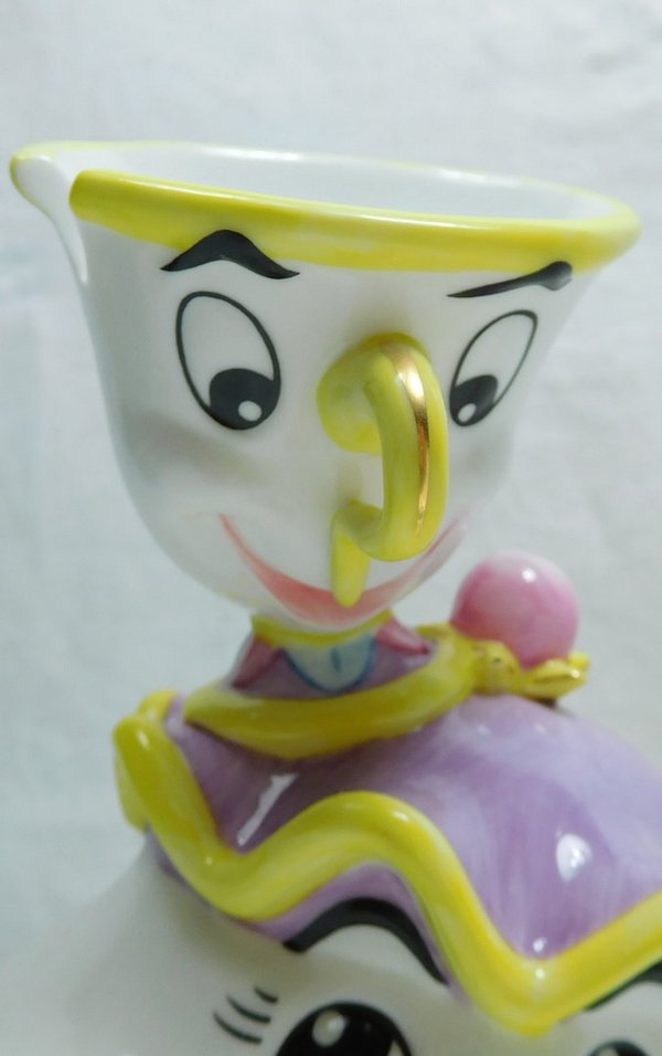 Disney English LAdies Figur aus Porzellan Die schöne und das Biest Mrs. Pottine & Chip