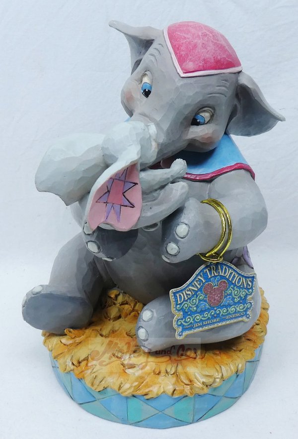 Disney Enesco Traditions Jim Shore L'amour inconditionnel d'une mère, figurine Mme Jumbo et Dumbo