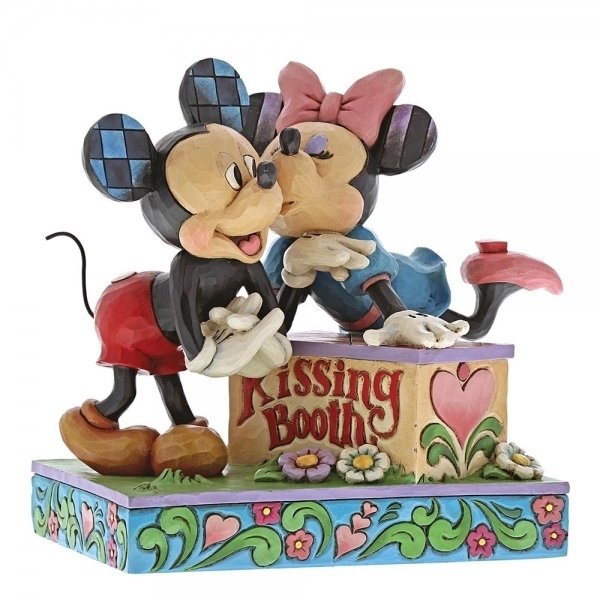 Disney Enesco Traditions Jim Shore Mickey et Minnie Mouse embrassent les deux 6000970
