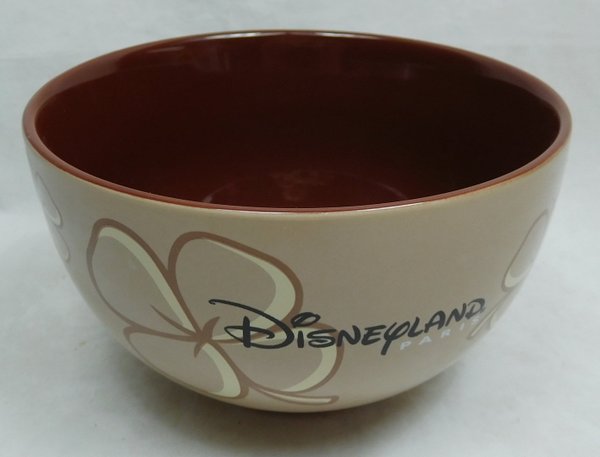 Disneyland PAris cereal bowl Disney Chip and Chap A and B croissants raised portrait