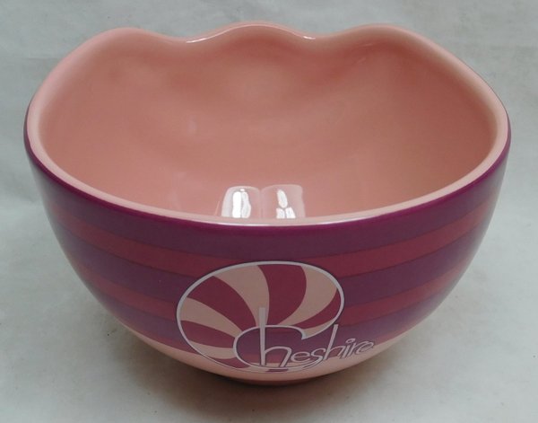 Disney Frühstück Tasse Mug Pott Müslischale Müslischüssel erhaben Cheshire Cat Grinsekatze