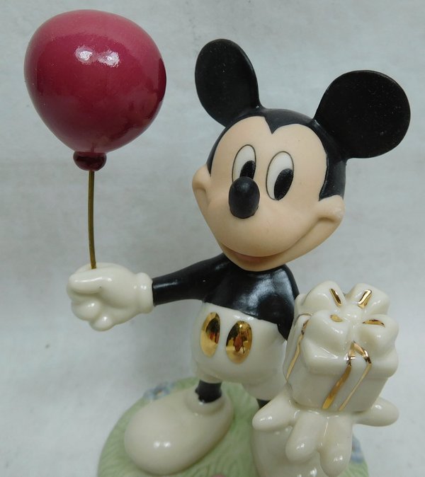 Disney Figur Lenox 802879 Mickey`s Geburtstagsgeschenk