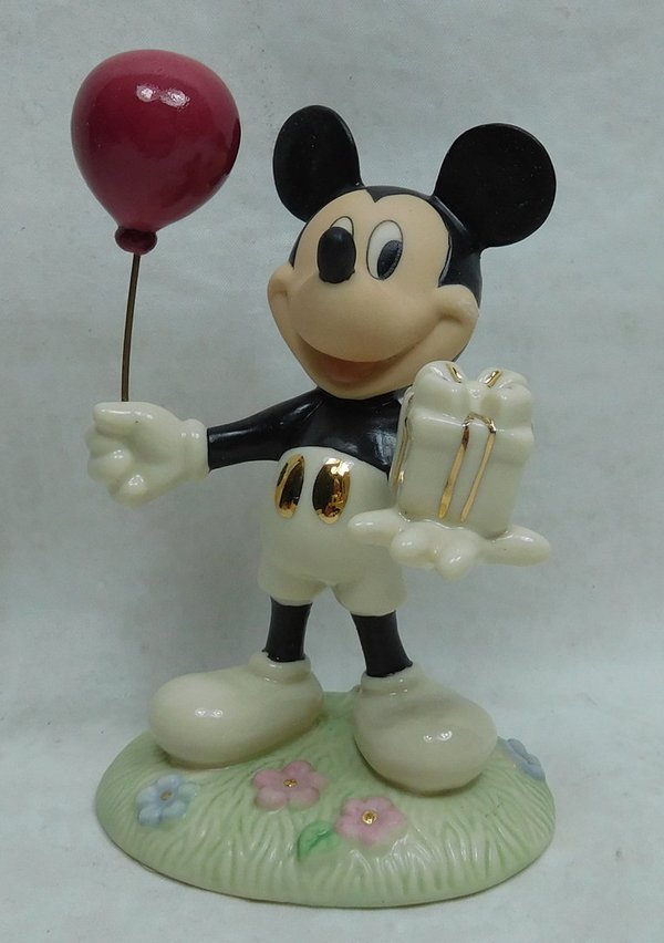 Disney Figur Lenox 802879 Mickey`s Geburtstagsgeschenk