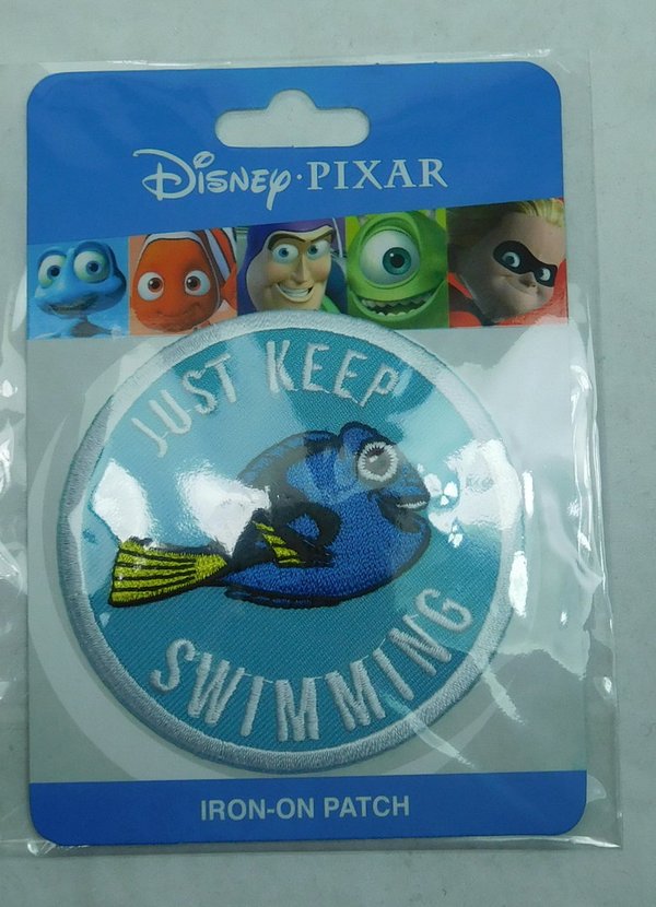 Loungefly Disney Patch Aufnäher Findet Dory Just Keep Swimming