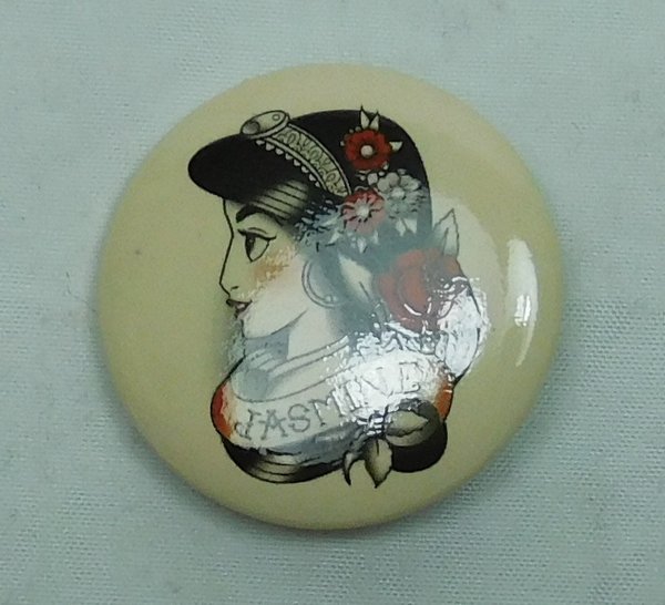 Button Pin Aladdin Jasmine
