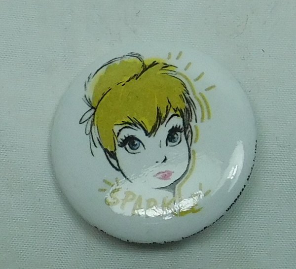 Button Pin Tinkerbell Sparkle