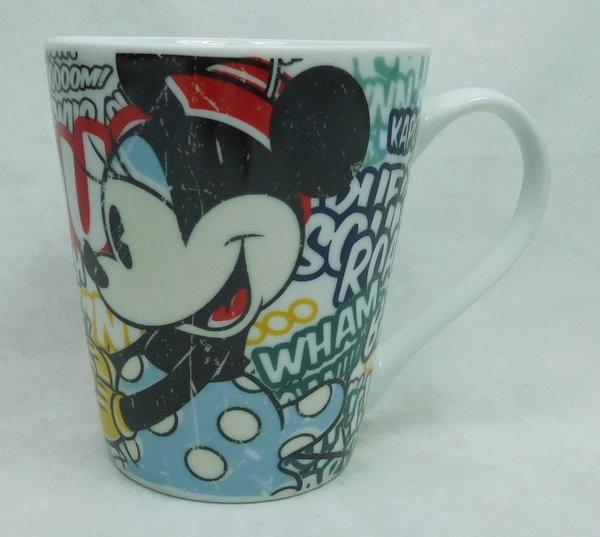 Disney Kaffeetasse Tasse Mug Pott Kaffee Becher Egan Serie Mickey & Minnie Zeichnungen  1MC