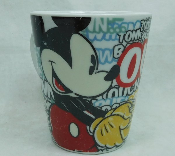 Disney Kaffeetasse Tasse Mug Pott Kaffee Becher Egan Serie Mickey & Minnie Zeichnungen  1MC