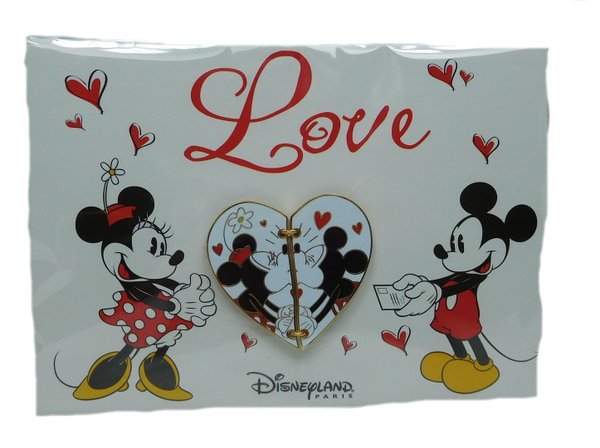 Disney Pin Pins DLRP 2018 Trade Set Mickey & Minnie Valentin Love