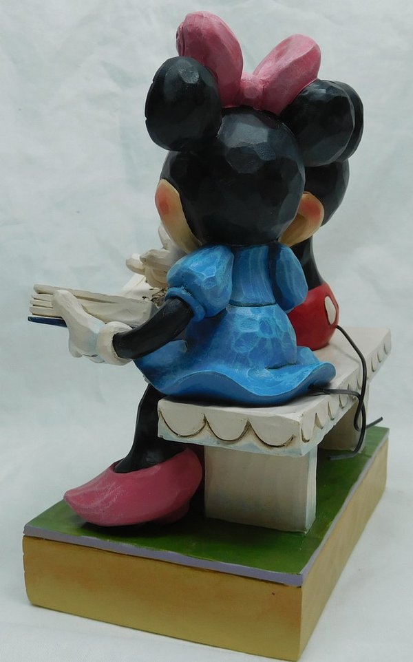 Disney Enesco Traditions Jim Shore 4037500 Mickey et Minnie édition 85 ans