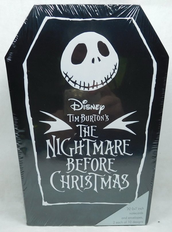 Disney Enesco WDAC Notecar Box Set Postkartenset 4060084 Nightmare before Christmas